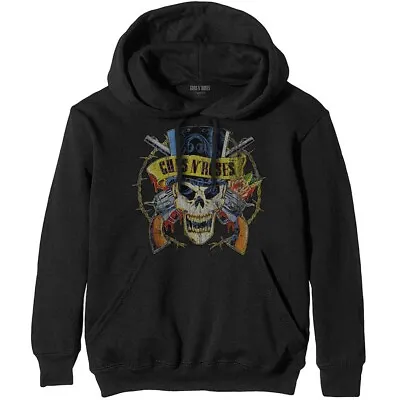 Buy Guns N' Roses Unisex Pullover Hoodie: Top Hat • 38.59£