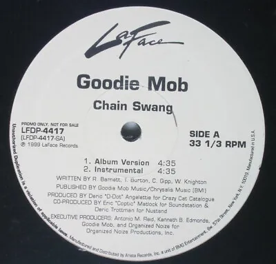 Buy Goodie Mob - Chain Swang / VG+ / 12  , Promo • 2.05£