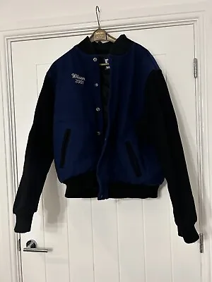 Buy Rennoc Junior XL Varsity Jacket Blue And Black Wilson 2001 Cocalico Basketball • 15£