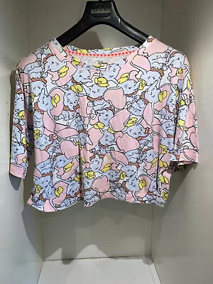Buy Womens Disney Dumbo Elephant Medium UK 12/14 T Shirt Nightwear Cotton Loungewear • 3£