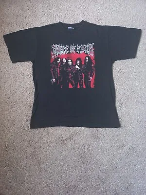 Buy Vintage 90s Cradle Of Filth T-Shirt - Size L - Heavy Black Metal - Immortal • 18.99£