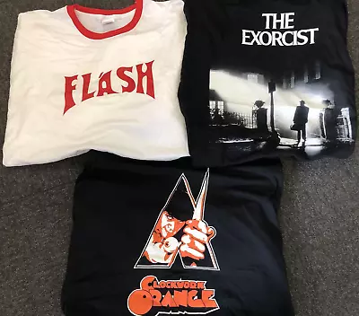 Buy Flash Gordan Excorist Clockwork Orange Film Movie Merch T Shirt 70s Retro XL #32 • 14.99£