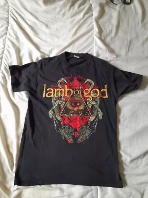 Buy Lamb Of God T Shirt Large 2000 Metal, Rock Tee, Fruit Of The Loom, Heavy Cotton • 19.99£