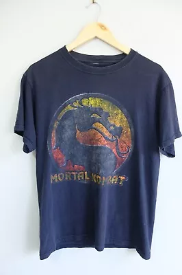 Buy Vintage Mortal Kombat T-shirt | M | Black Video Game Too Serious • 18£