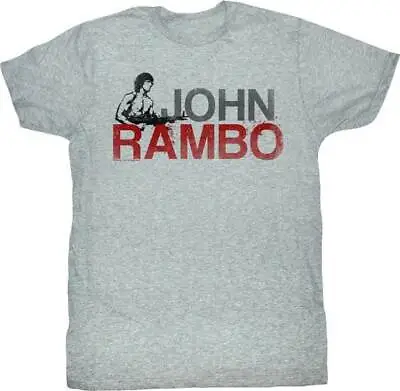 Buy Rambo First Blood John Rambo Men's T Shirt 80's Movie Merch • 38.47£