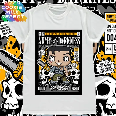 Buy Army Of Darkness Evil Dead Retro Horror Men's Women's Unisex Adults T-shirt Tee • 11.95£