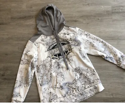 Buy She Outdoors Hoodie Sweatshirt Pullover White Snow Camo Medium • 9.45£