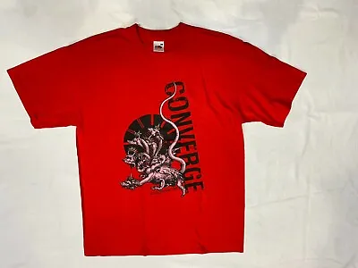 Buy Converge Mens Tshirt 2004 Tour Red Medium  • 69.99£
