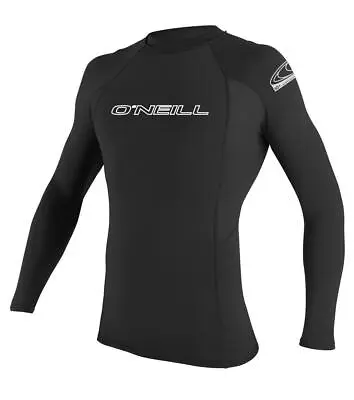 Buy O'neill Mens Rash Vest.new Skins Upf50 Long Sleeve Black T Shirt Guard Top W23 • 26.55£