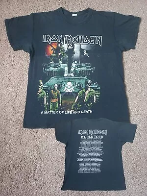 Buy Vintage Iron Maiden 2006 Matter Of Life & Death Tour T-Shirt Size L Heavy Metal • 14.99£
