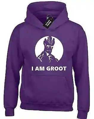 Buy I Am Groot Hoody Hoodie Cute Superhero Guardians Amusing Galaxy Casual Top  • 16.99£