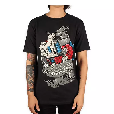 Buy Addictive Clothing - 'Tattoo Machine' T-Shirt - Alternative Clothing - Large (L) • 34.99£