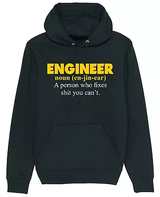 Buy Engineer Fixes Sh*t You Can't Hoodie Funny Joke Novelty Engineering Gift Idea • 17.95£