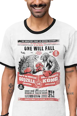 Buy Film Movie Birthday Halloween Horror T Shirt For Godzilla Vs King Kong Fan • 9.99£