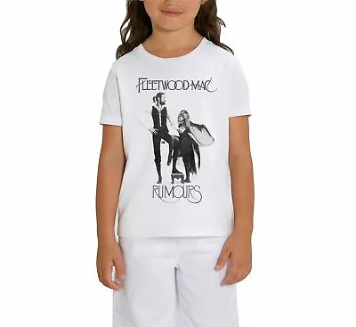 Buy Fleetwood Mac Rumours Children's Unisex White T-Shirt • 18.99£