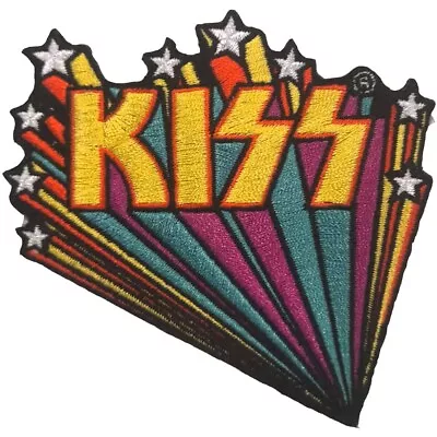 Buy KISS Iron-On Standard Patch: STAR BANNERS Official Licenced Merch Stars Fan Gift • 4.50£