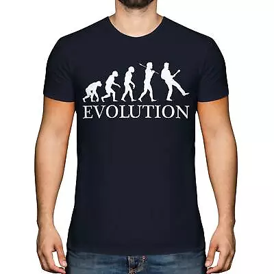 Buy Electric Guitar Evolution Of Man Mens T-shirt Tee Top Gift Guitarist • 9.95£