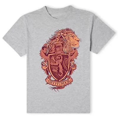 Buy Official Harry Potter Gryffindor Drawn Crest Unisex T-Shirt • 10.79£