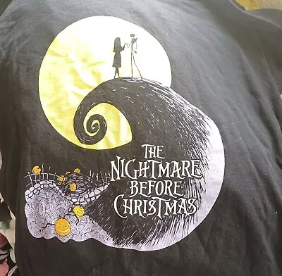 Buy Disney Nightmare Before Christmas Colour Print Tshirt Size S • 2.50£