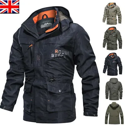 Buy Mens Military Jacket Winter Warm Waterproof Hooded Combat Outdoor Tactical Coat • 25.99£