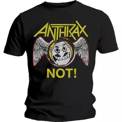 Buy Official Licensed - Anthrax - Not Wings T Shirt - Thrash Metal • 15.99£