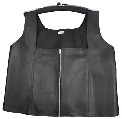 Buy SKIN TIGHT CLOTHING Women's Black Zip Front Plus Top Rock Biker Chick Size UK 24 • 23.99£