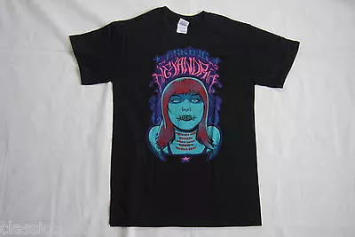 Buy Asking Alexandria Stapled Mouth Girl T Shirt New Official From Death To Destiny • 9.99£