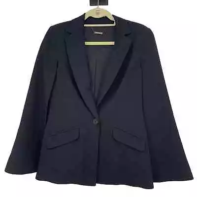 Buy Trina Turk 4 Cape Jacket Black One Button Blazer Women's Career Solid Small • 38.60£