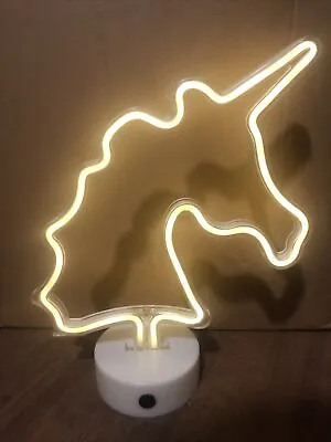 Buy Unicorn LED Neon Lamp Light For Kids Teens Women Men Room Decor . Used • 7£