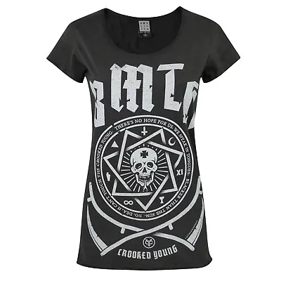 Buy Amplified Womens/Ladies Bring Me The Horizon Crooked Young T-Shirt NS4474 • 23.03£