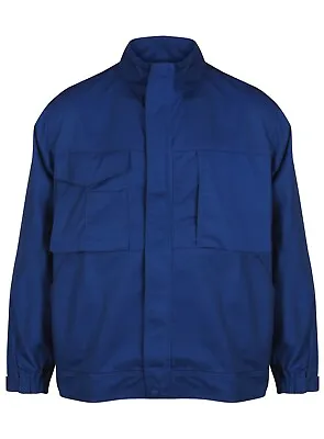 Buy Mens Blue RUSSELL Jacket Coat Casual Workwear Cargo Combat Twill Size XS • 1.99£