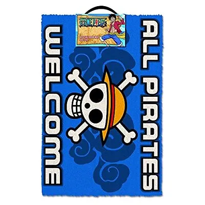 Buy Merch One Piece (All Pirates Welcome) Doormat /Merch NEW • 47.09£