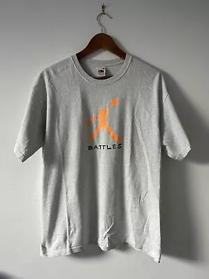 Buy Battles Vintage Official Band T-Shirt / Tour Shirt | Warp Records / Helmet • 19£