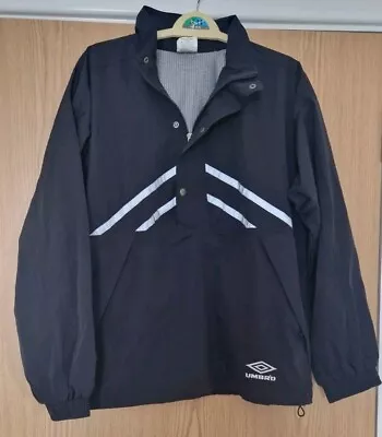 Buy Vintage Umbro Select Mens Black Track Running Jacket - In Very Good Condition • 15£
