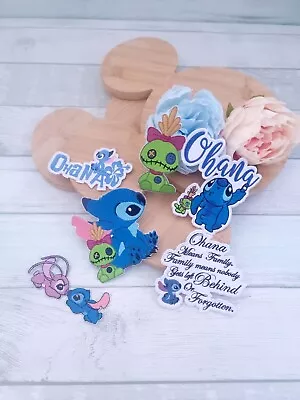 Buy Lilo Stitch Scump Ohana  Patch Embroidered / Iron On / Sew On Clothes Patch • 6.99£
