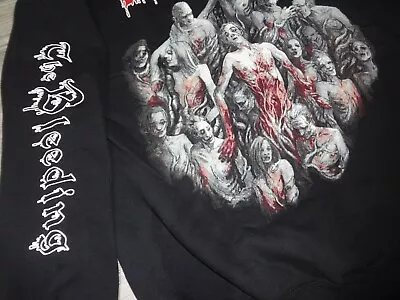 Buy Death Metal Sweatshirt Crew Neck Deicide Gorguts Pestilence Asphyx Death Ghoul • 51.81£