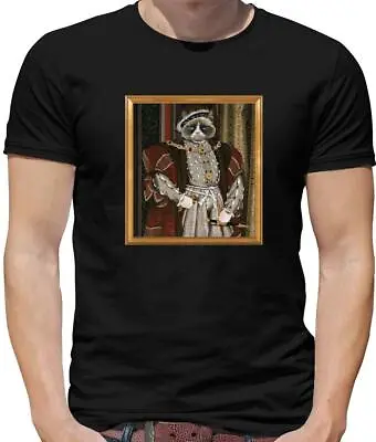 Buy King Henry The Grumpy Cat Mens T-Shirt - Henry VIII - Cats - Funny - Tudor • 13.95£