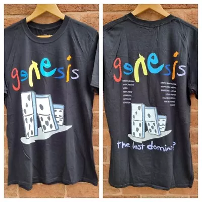 Buy Genesis T Shirt 2021 UK Tour Official Merch Last Domino Backprint MEDIUM  • 16.99£