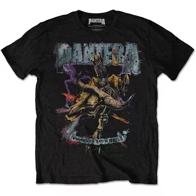 Buy Pantera 'Vintage Rider' Black T Shirt - NEW • 15.49£