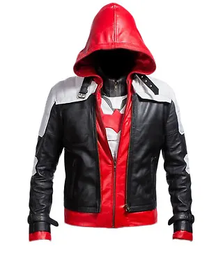 Buy Red Hood Batman Arkham Knight 100% Real Leather Jacket (Vest Not Included) • 148.46£