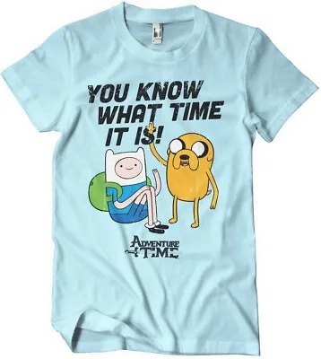 Buy It'S Adventure Time T-Shirt SkyBlue • 29.13£