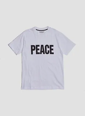 Buy Hamnett Peace T-Shirt In White Katherine Hamnett SAVE THE WORLD  Medium Large • 9.99£
