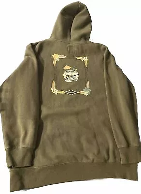 Buy Mambo Smart Arts Apparel Green Pullover Hooded Jumper Hoodie Size XL • 25.27£