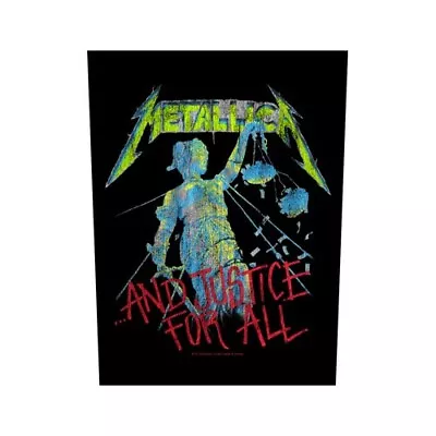 Buy METALLICA BACK PATCH : AND JUSTICE FOR ALL : Album Official Licenced Merch Gift • 8.95£