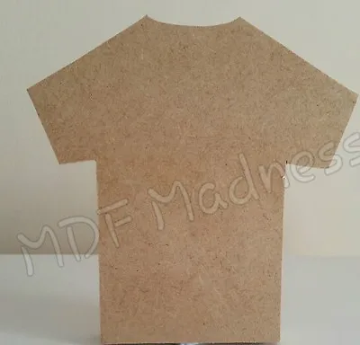 Buy Mdf Craft Shape. Wooden T-shirt • 2.25£
