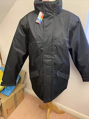 Buy Result Core Unisex Winter Parka R207X Waterproof Jacket Hooded Coat BLACK Small • 25£