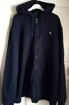 Buy Hoodie Tog 24 Navy Blue 4XL Full Zip Up Sweatshirt Jacket Plus Size Pre-owned • 19.99£