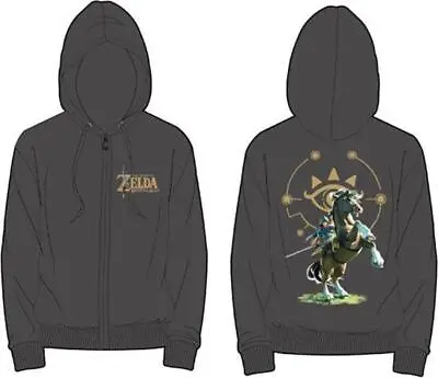 Buy Official The Legend Of Zelda Breath Of The Wild Small Black Hoodie, Hoodie • 29.99£