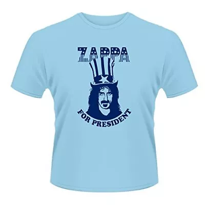 Buy FRANK ZAPPA - ZAPPA FOR PRESIDENT BLUE - Size L - New T Shirt - J72z • 17.09£