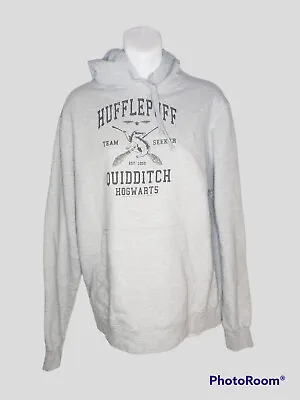 Buy Harry Potter Hufflepuff Quidditch Hoodie Women's Size Medium • 18.94£